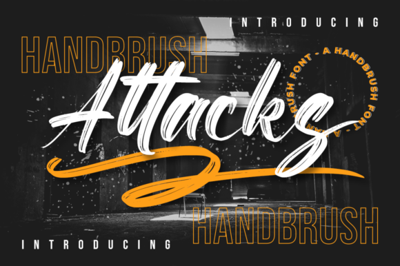 Attacks: The Bold Brushed Handwritten Font for Dynamic Design