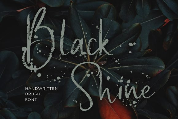 Black Shine: The Calligraphy Typeface That Brings Elegance to Modern Design