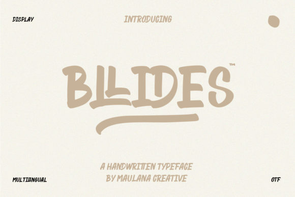 Bllides: Bold Typography for Modern Design