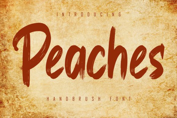 Elevating Brand Identity with Peaches: The Power of Textured Display Typography