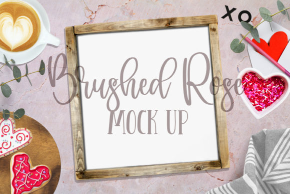 Elevating Your Valentine’s Day Design Portfolio with the Framed Square Sign Mockup