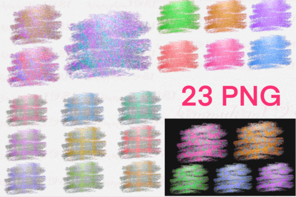 Glitters Brushed Clipart Sublimation: Elevating DIY Designs with Digital Sparkle
