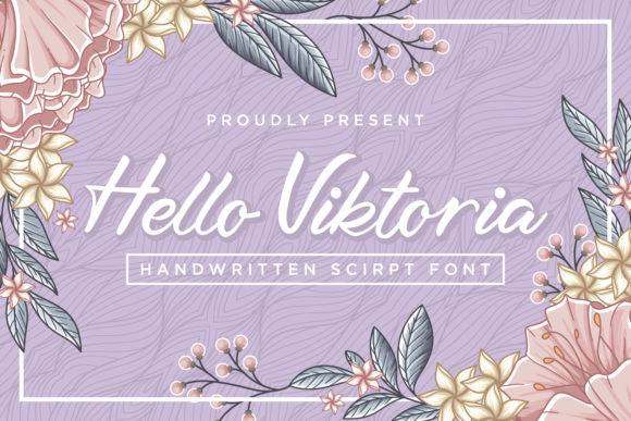 Hello Viktoria: Elevating Design with Refined Handwritten Typography