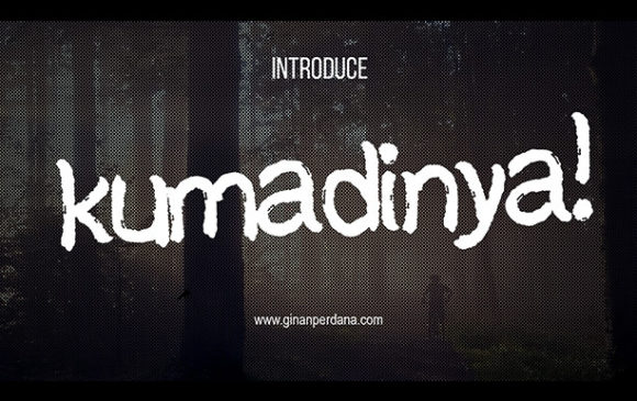 Kumadinya: Integrating a Quirky Brushed Display Font into Professional Design Workflows