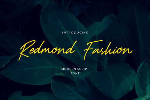 Redmond Fashion: Stylish Script Design