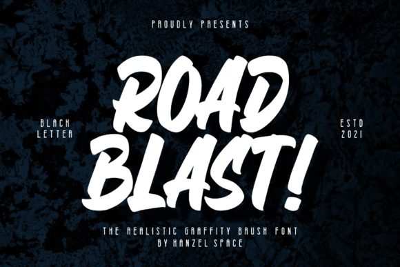 Road Blast: Harnessing the Power of Vintage Brush Typography in Modern Design