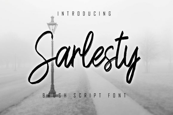 Sarlesty: The Brushed Script for Modern Branding