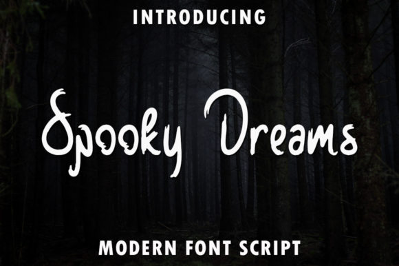 Spooky Dreams: Evaluating a Brushed Handwritten Font for Casual Design