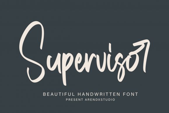 Supervisor: Elevating Your Brand with Elegant Script Typography