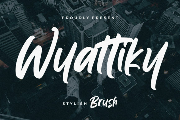 Wyattiky: Urban Brushed Handwritten Font